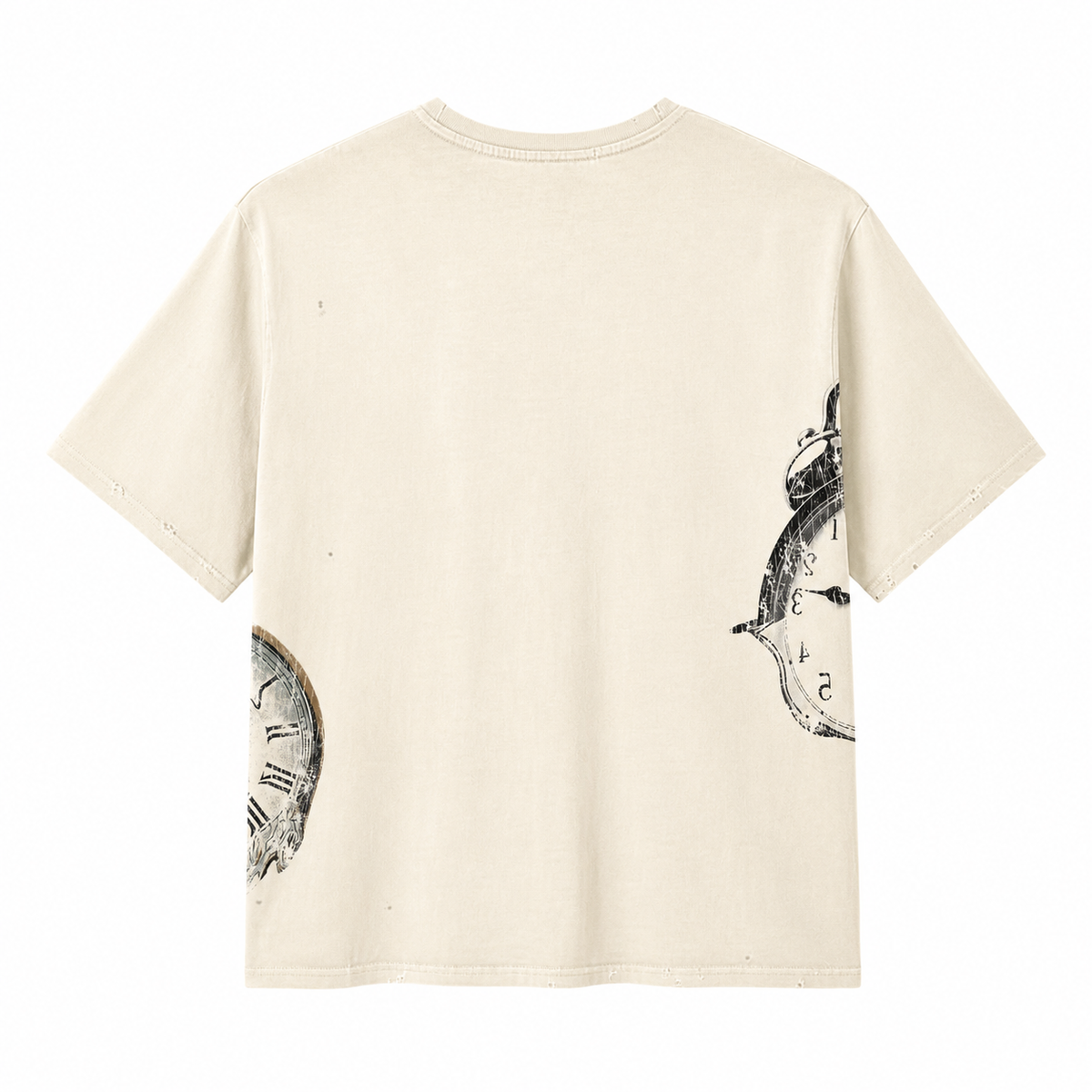 Stop Waiting Studios Vintage Clock Bone Tee