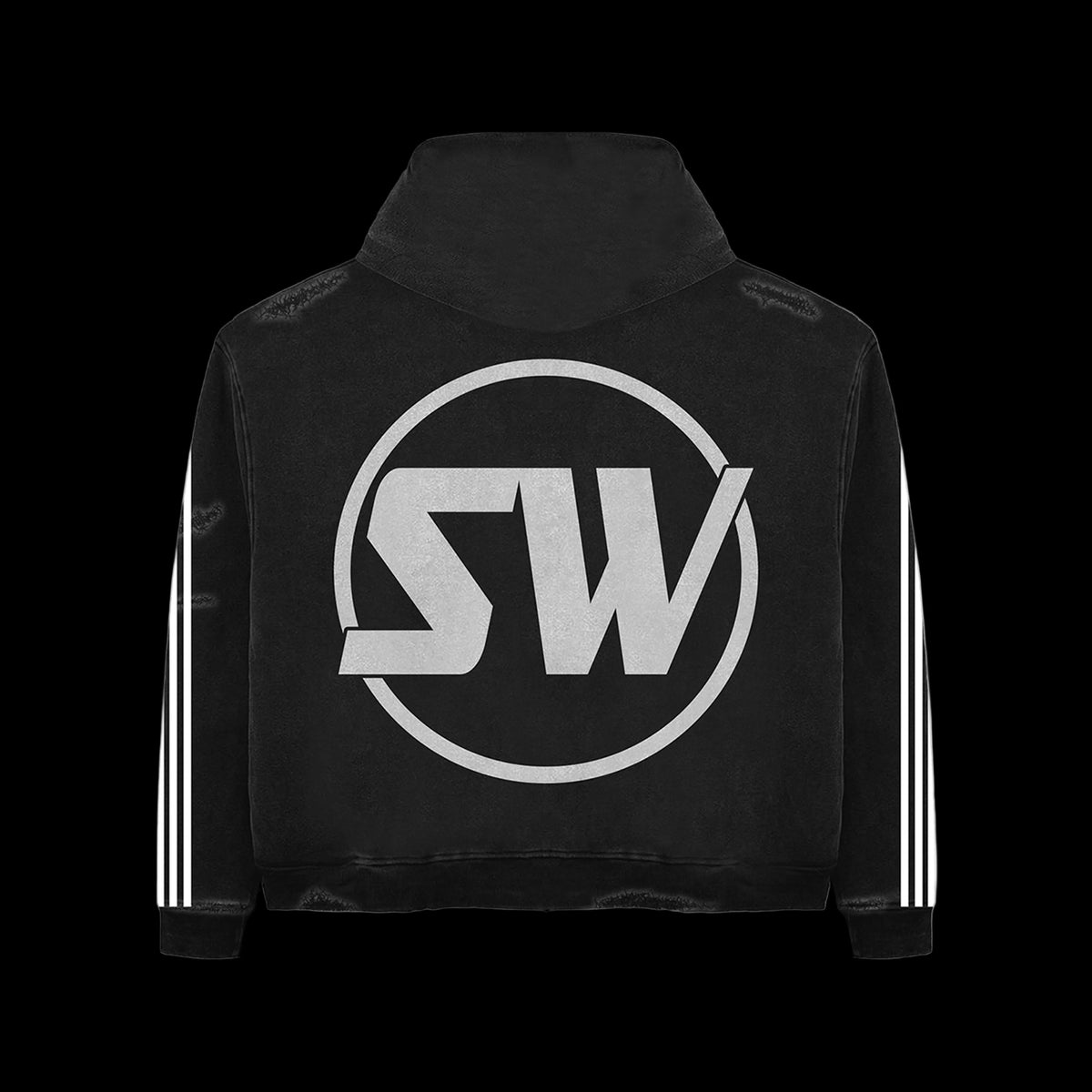 Stop Waiting Studios Black Track Hoodie