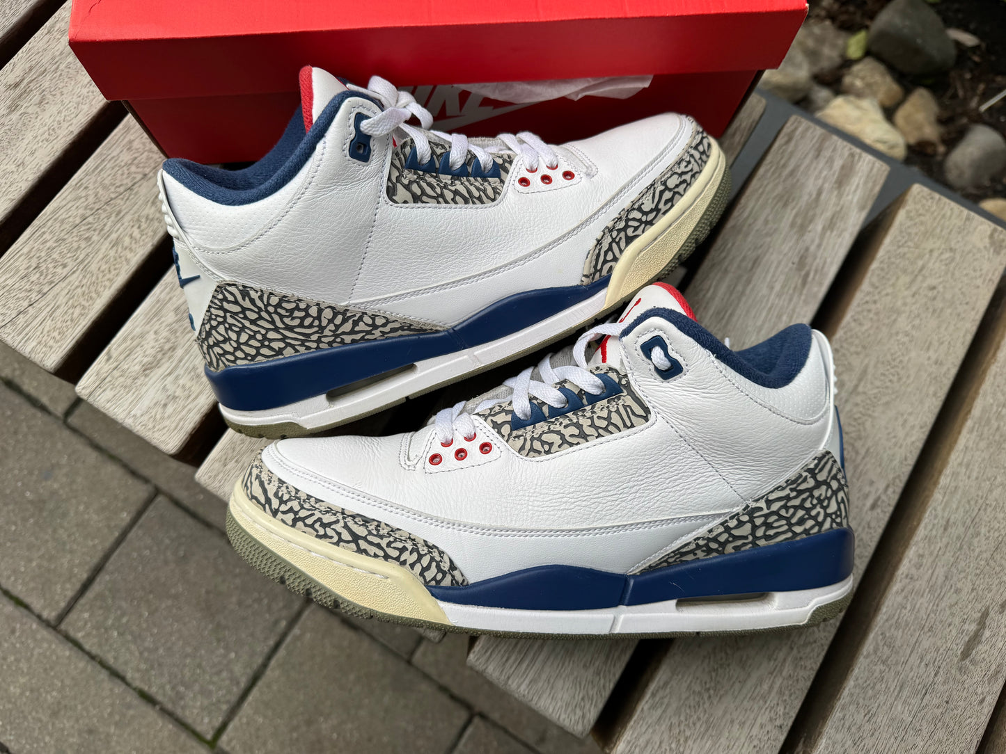 Jordan 3 Retro True Blue (2016) *USED* (REP BOX)