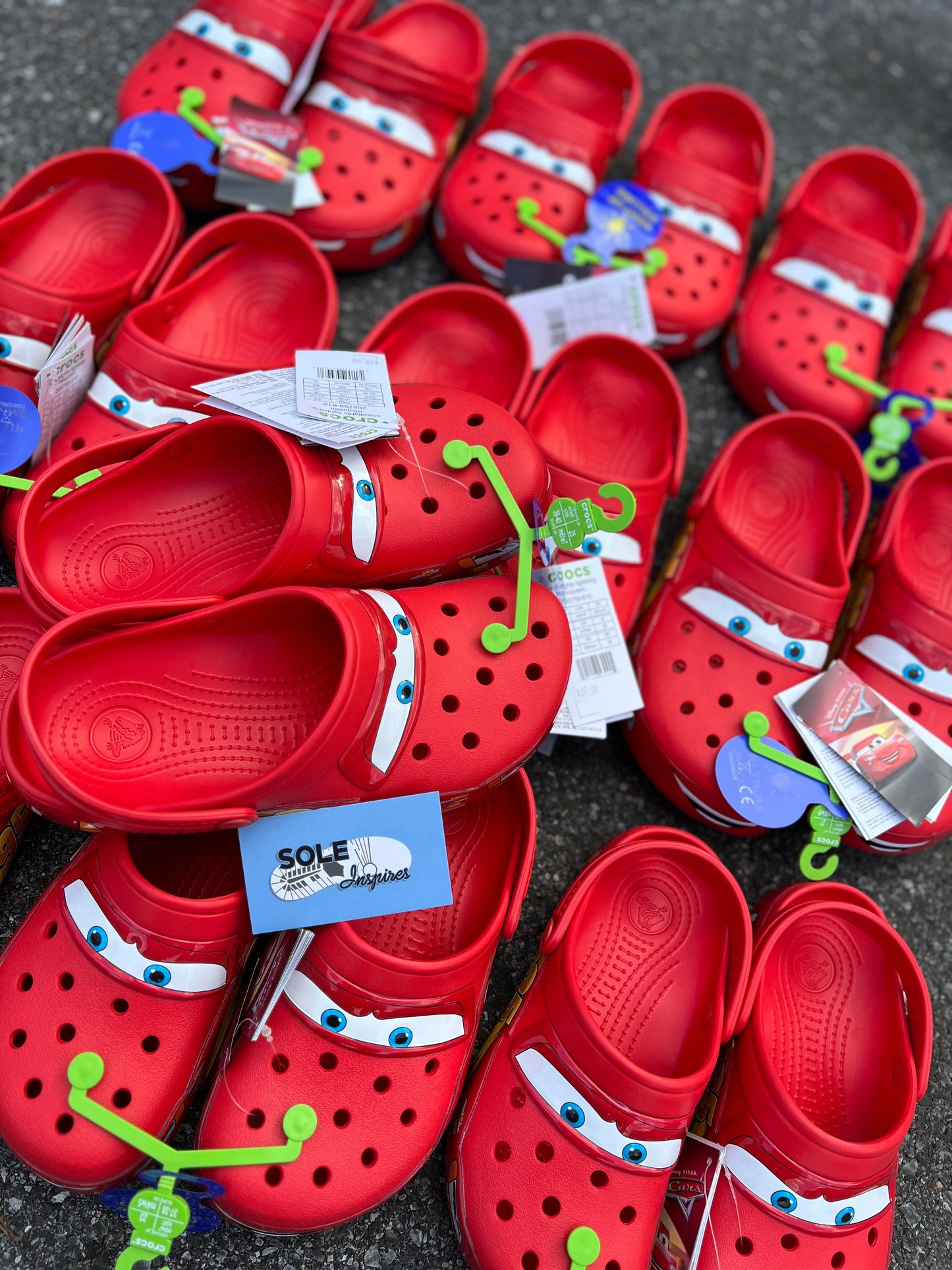 “Lightning McQueen” Crocs