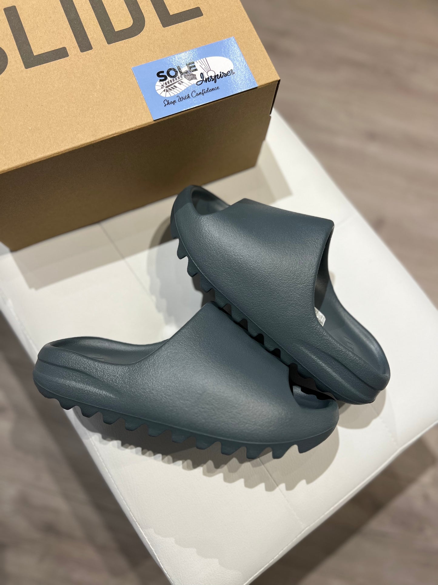 Adidas Yeezy “Slate Marina” (GS)