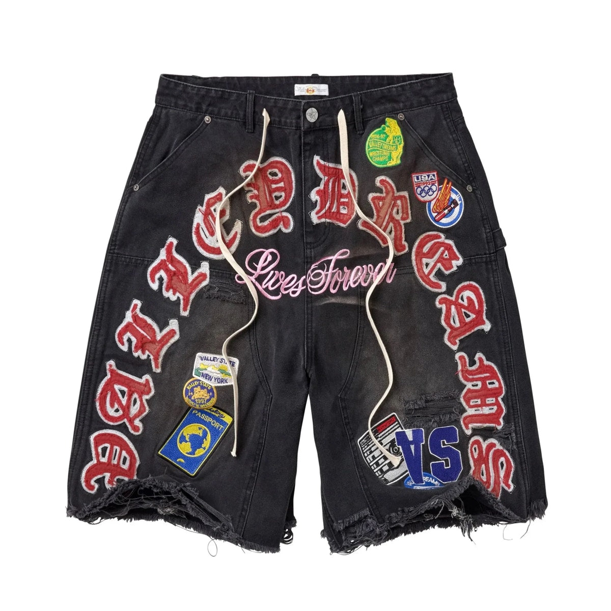 Vale Forever Workshop Jorts Black Denim