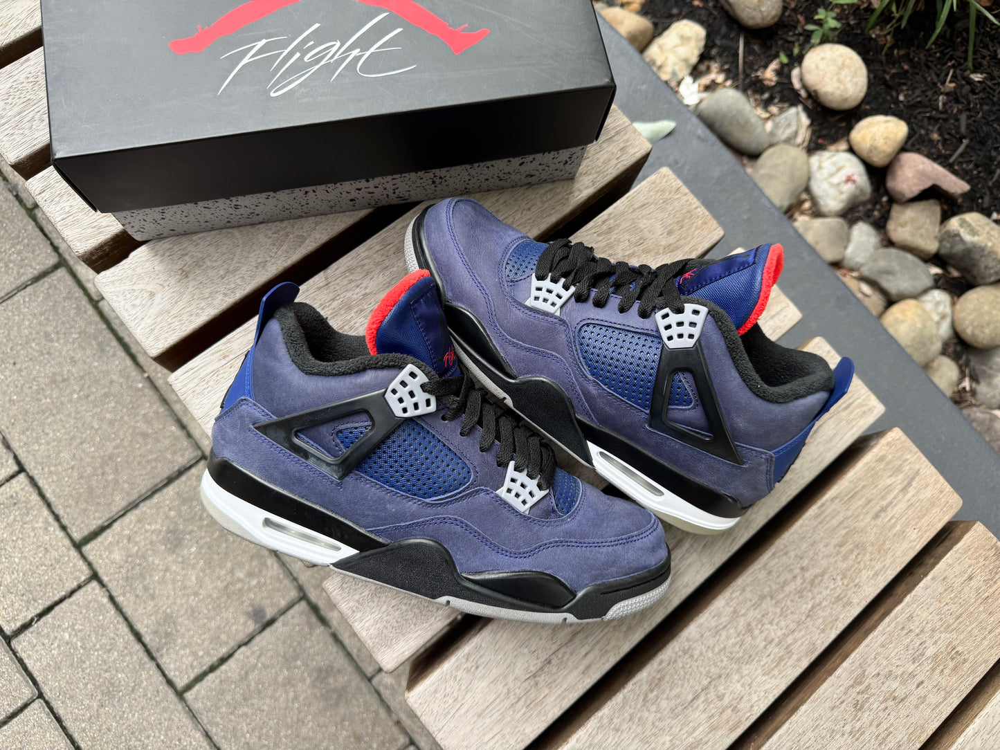 Jordan 4 Retro Winterized Loyal Blue *USED*