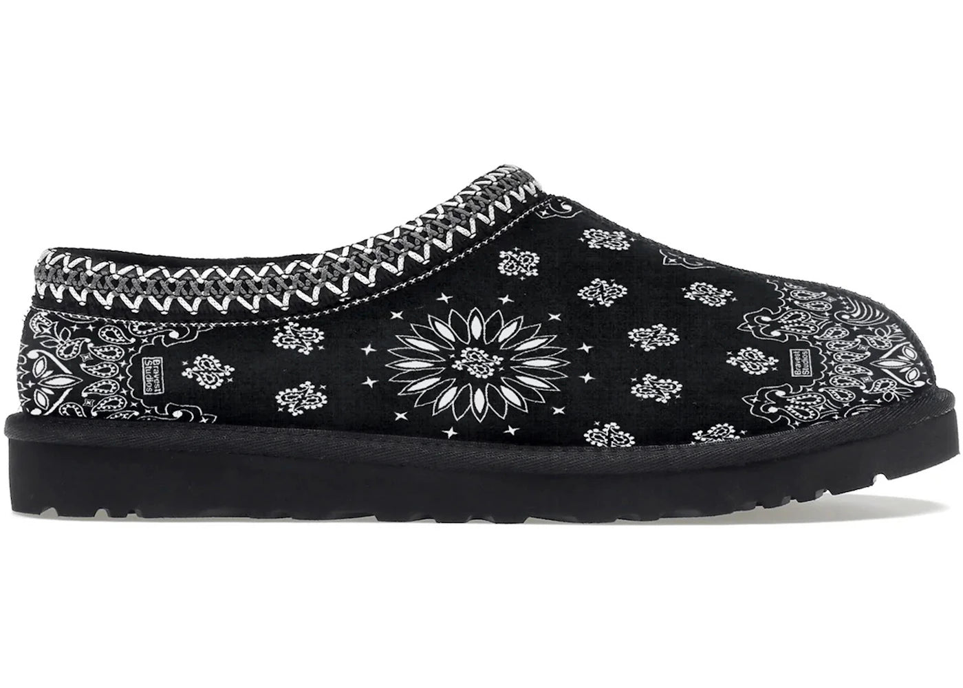 Bravest Studios Paisley Slippers Black