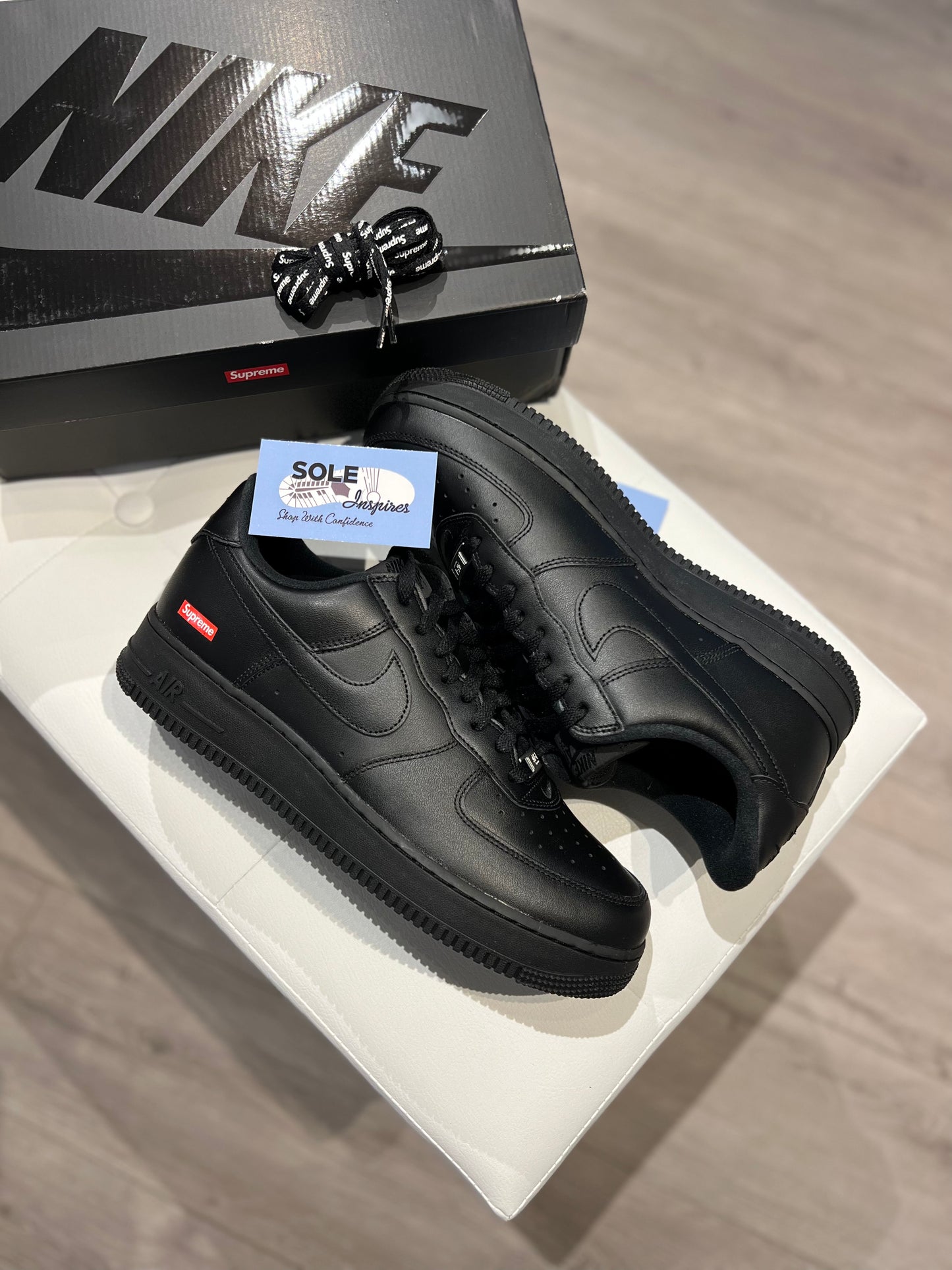 Nike Air Force 1 Black “Supreme”