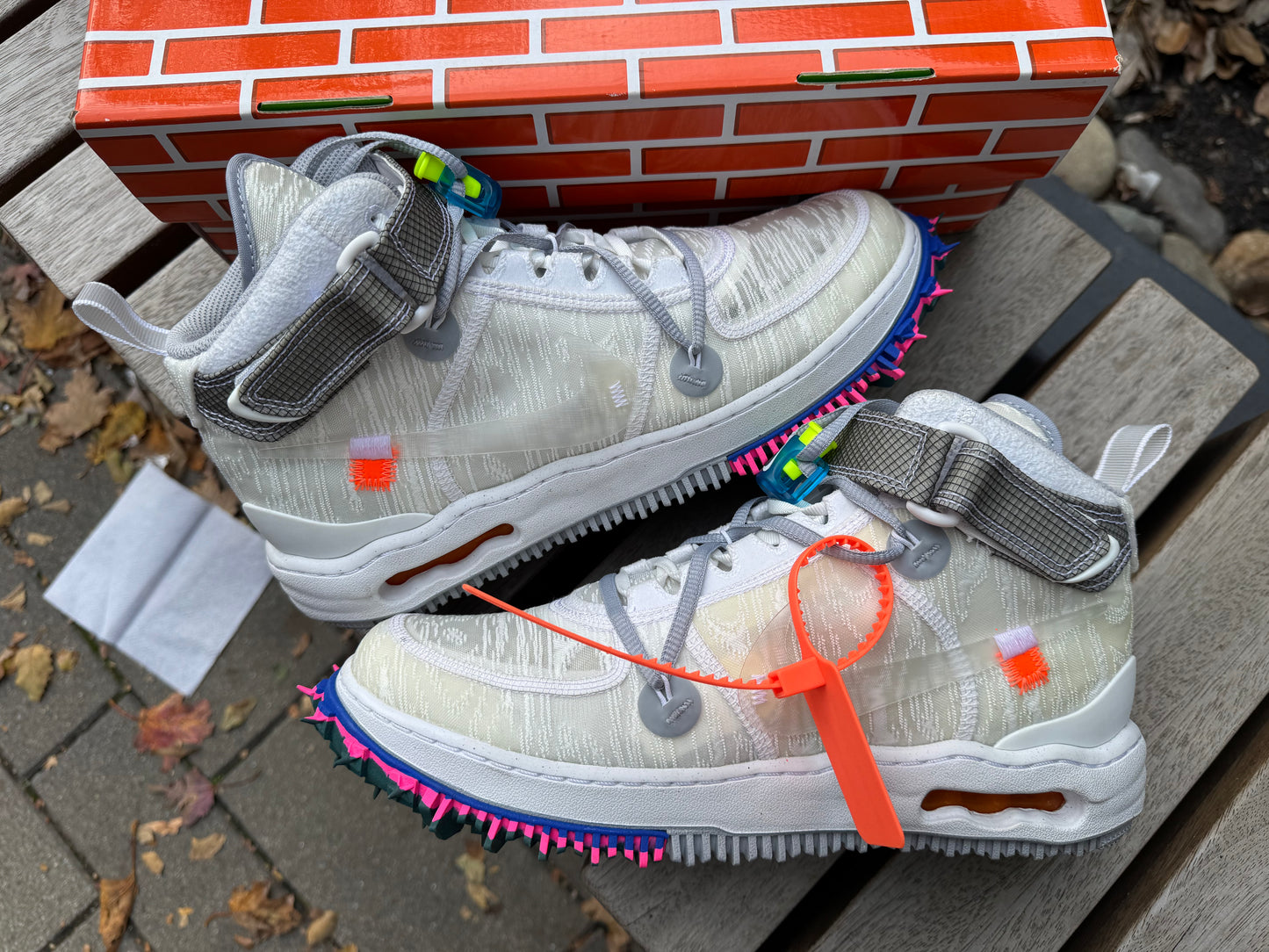 Nike Air Force 1 Mid Off-White White *USED*