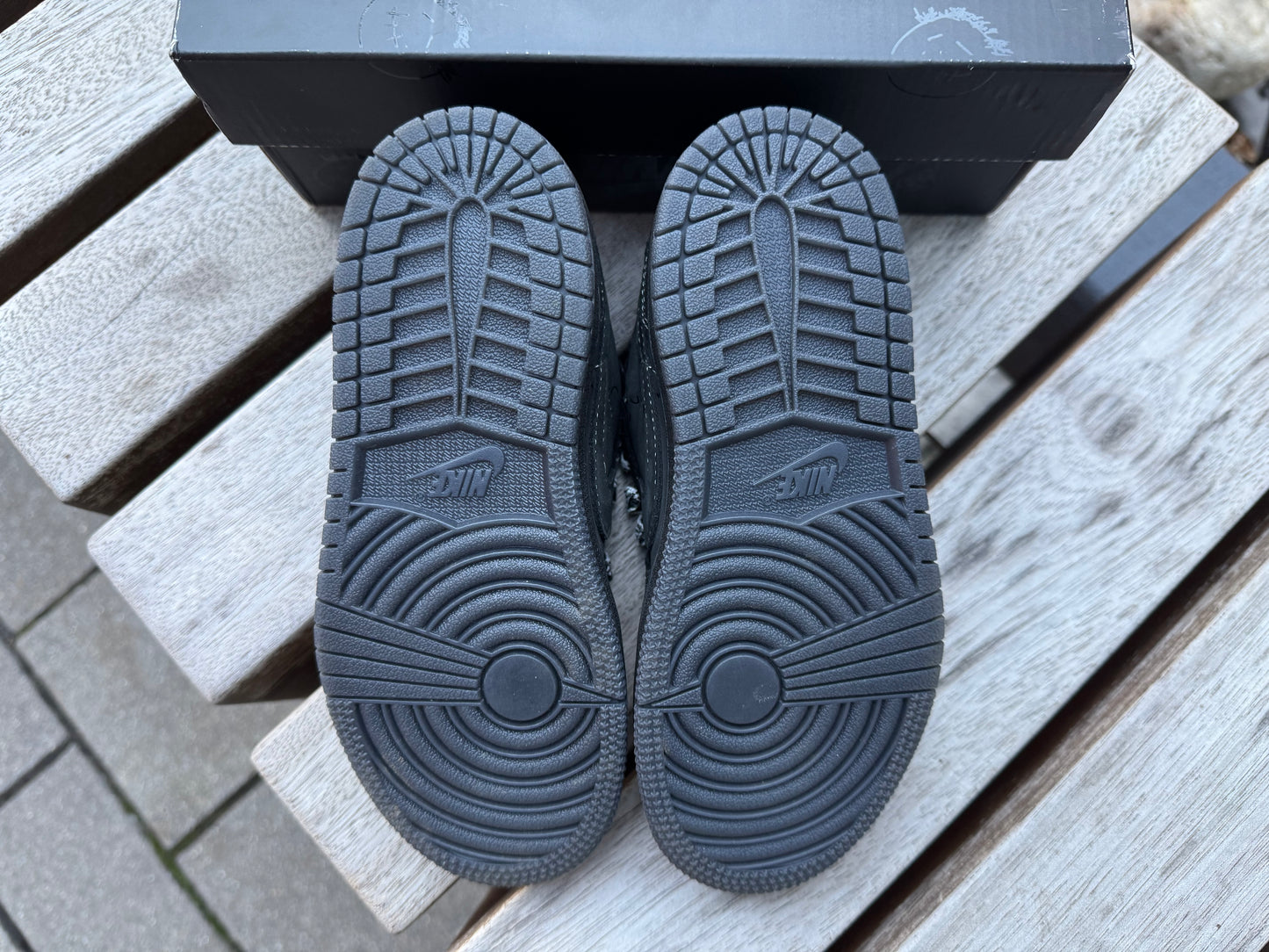 Jordan 1 Retro Low OG SP Travis Scott Black Phantom (PS) *USED*