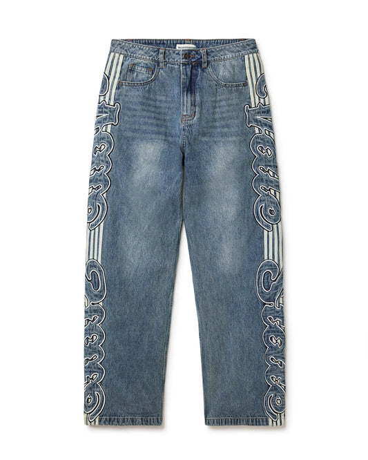 Vale Forever "STONE WASH BLUE INSIGNIA" Denim