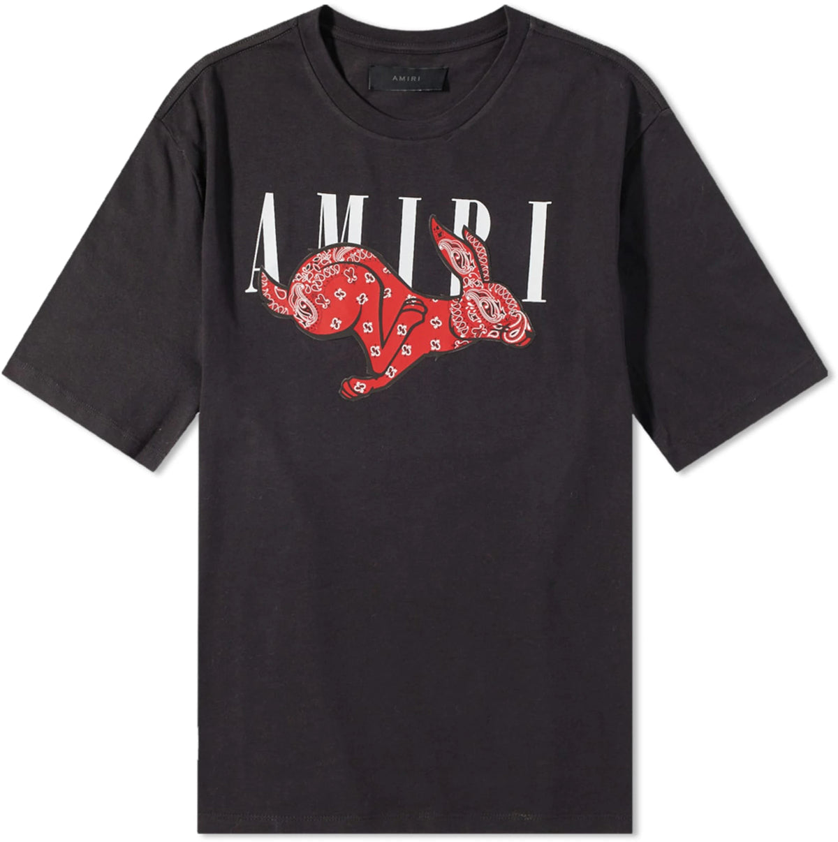 AMIRI CNY Rabbit Logo Tee Tee Black