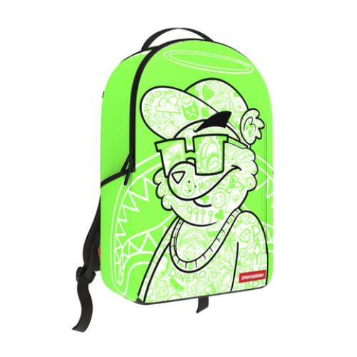 Sprayground MONEY BEAR COLOR BLOCK DOODLE BACKPACK