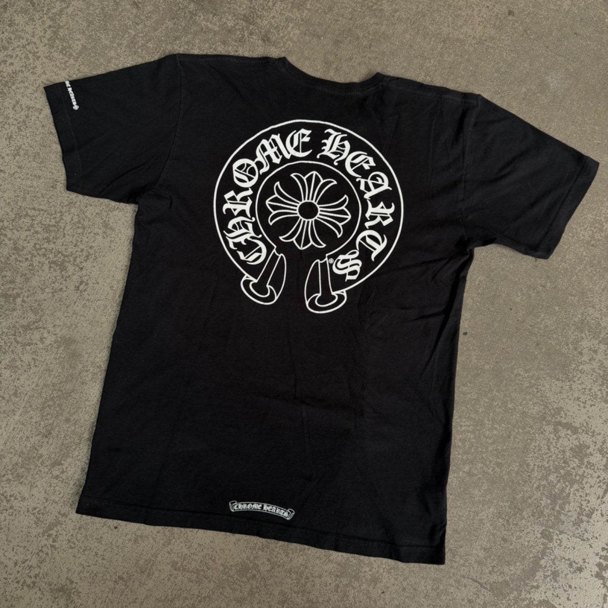Chrome Hearts Horse Shoe Logo Pocket T-Shirt Black