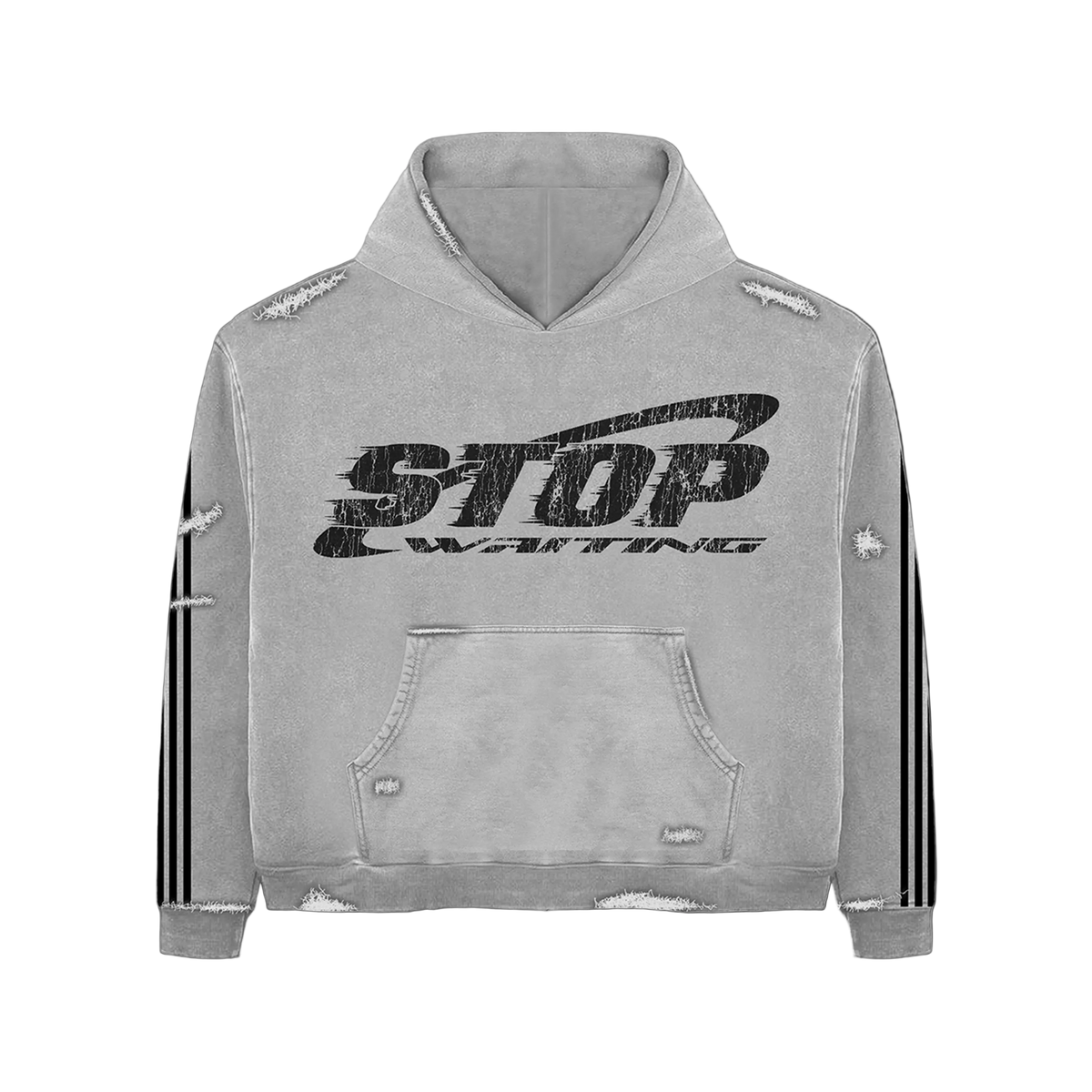 Stop Waiting Studios Grey Track Hoodie