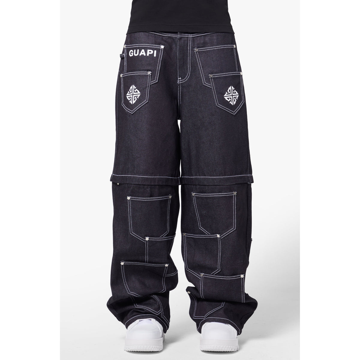 Guapi Jade Black Convertible Dice Pant (Jade-Black-Convertible-Dice-Pant)