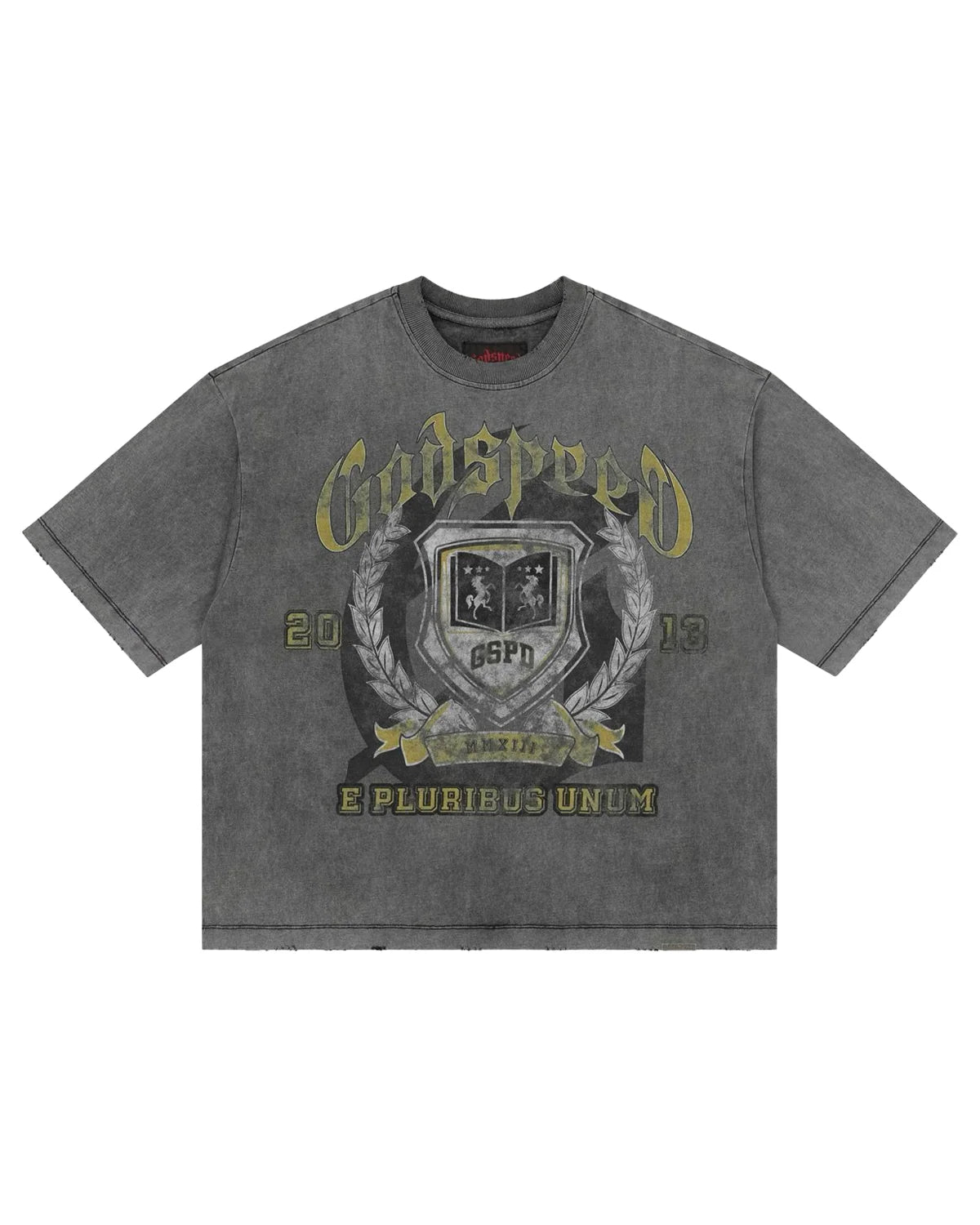 Godspeed Crest T-Shirt Grey Wash