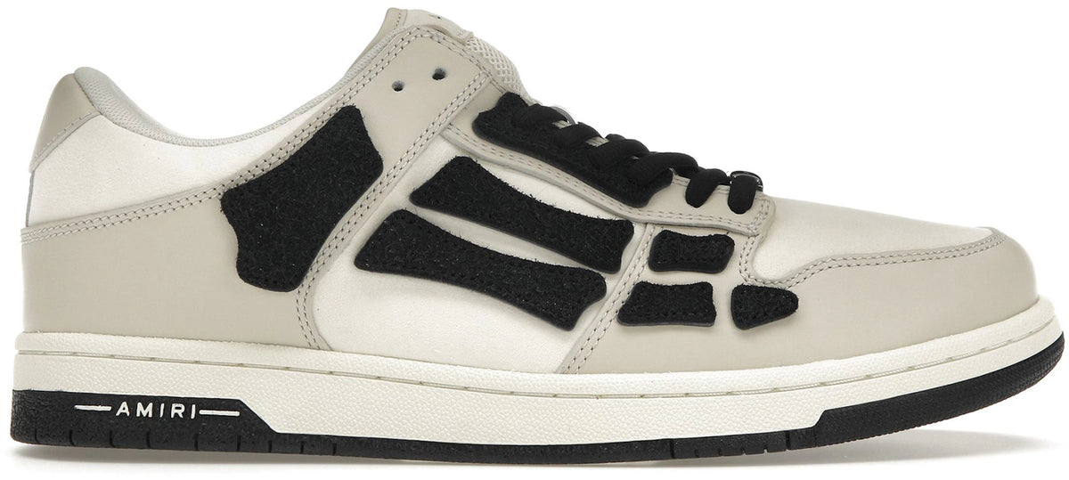 AMIRI Skel Top Low White Light Grey Black