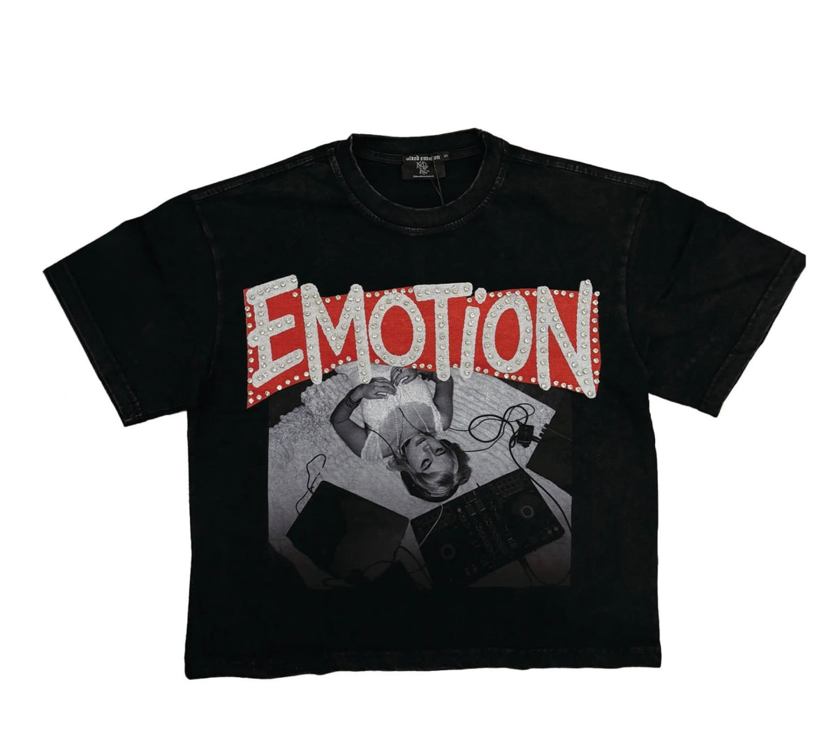 Mixed Emotion Black Tunes Tee