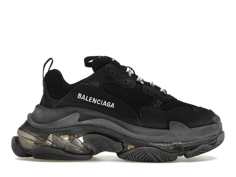 Balenciaga Triple S Clear Sole Double Black (Women's)