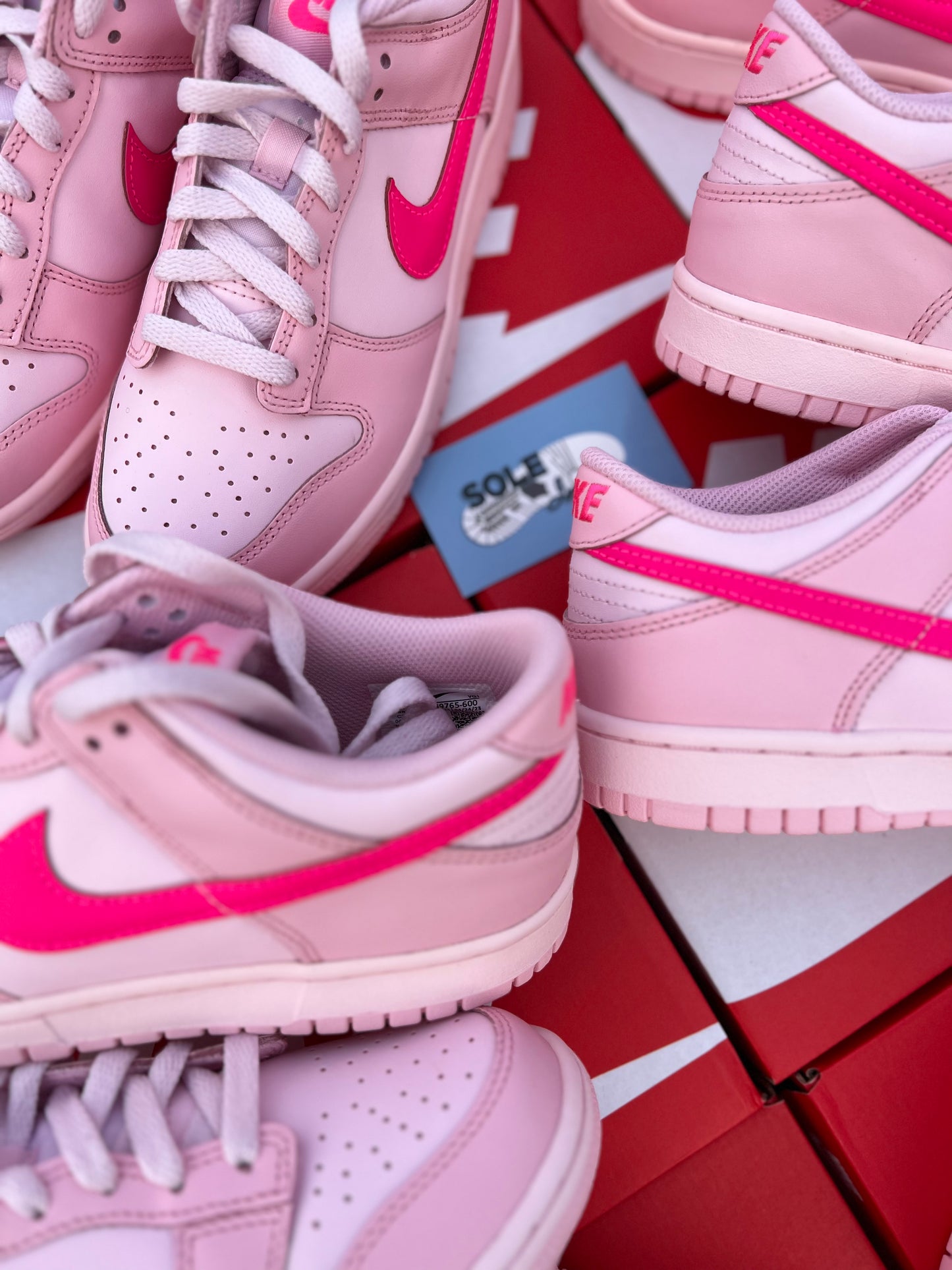 Nike Dunk Low “Triple Pink” (GS)