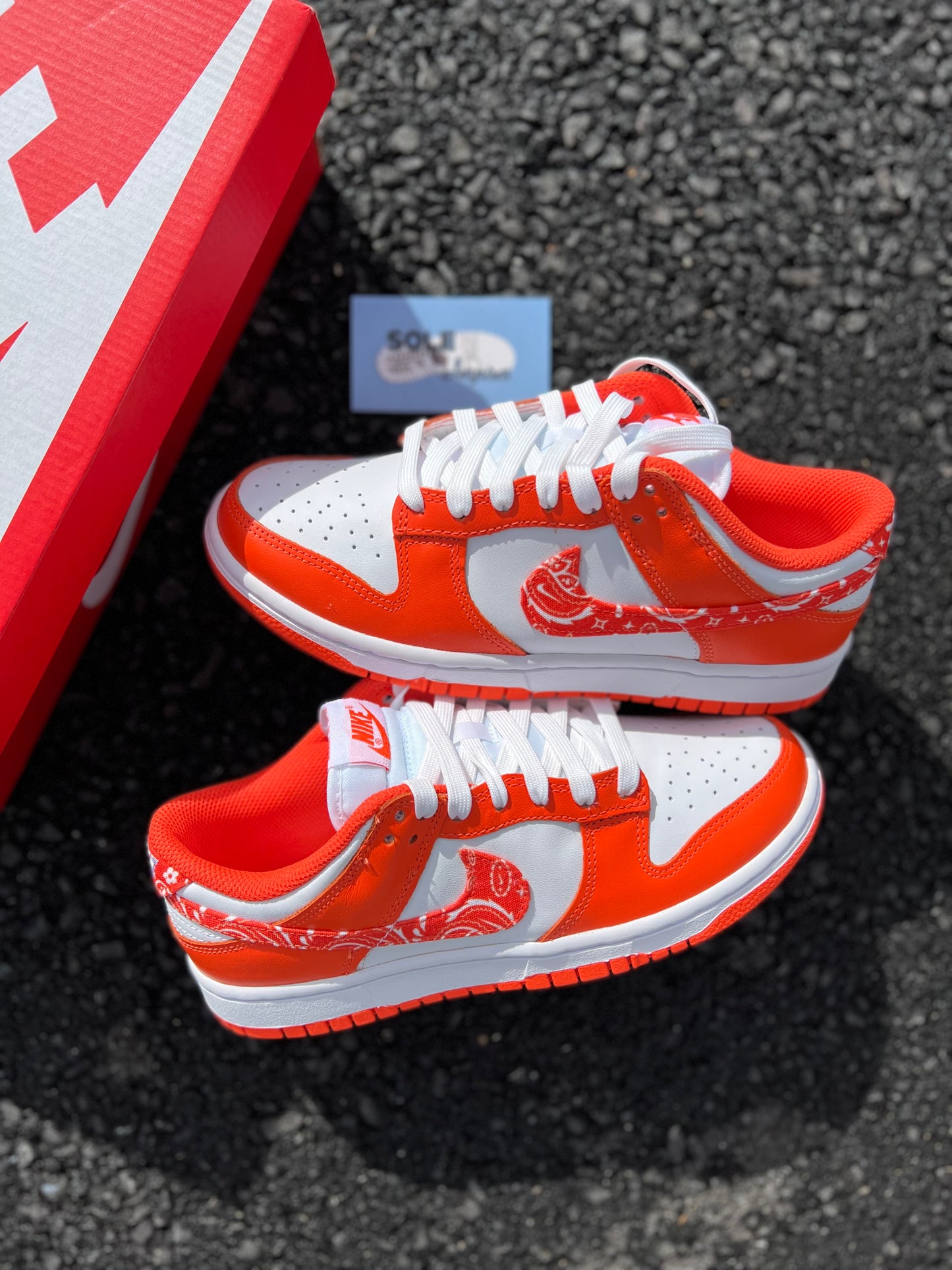 Nike Dunk Low “Paisley Pack Orange” (GS)