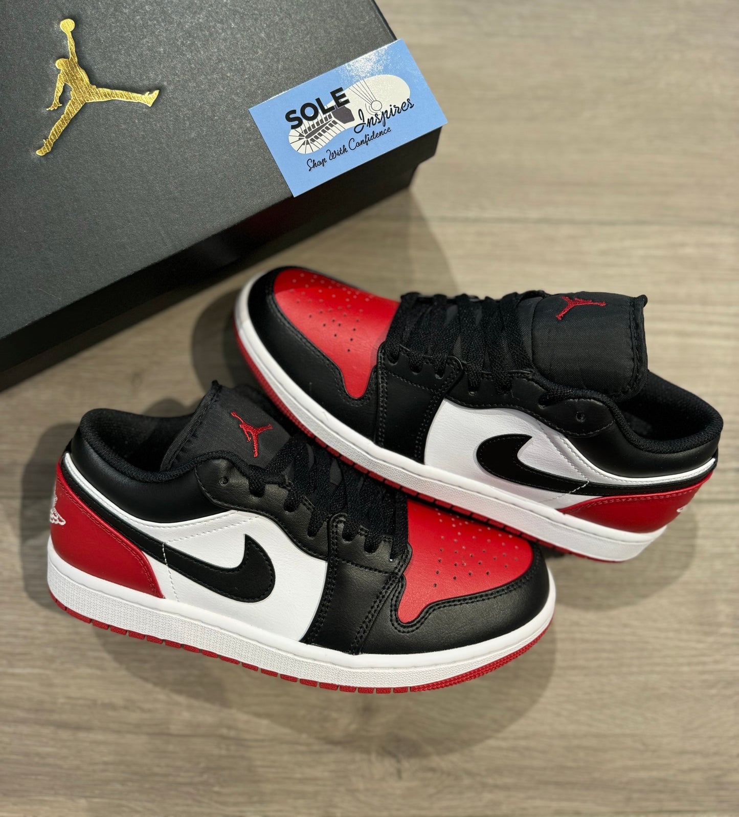 Air Jordan 1 Low “Bred Toe Low 2.0”