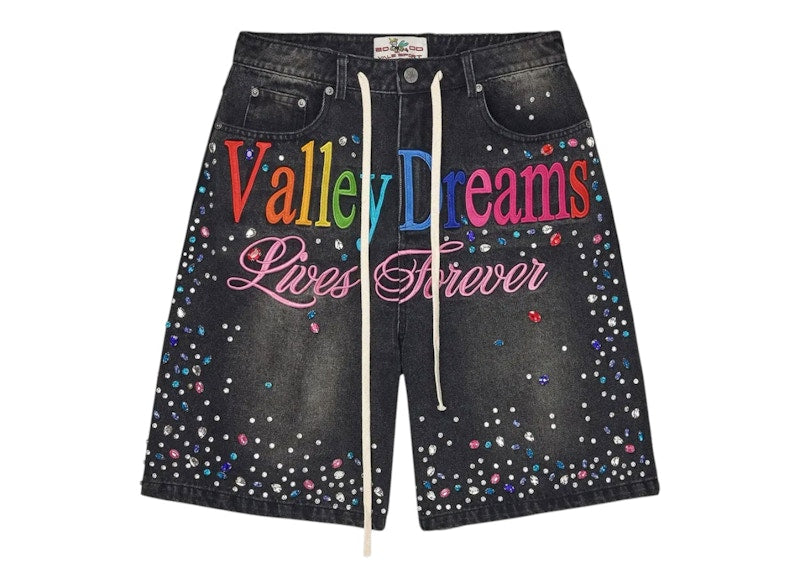 Vale Forever Ice Cream Jorts Black