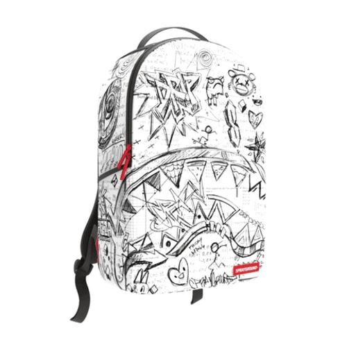 Sprayground DOODLES OVER MATH HOMEWORK BACKPACK
