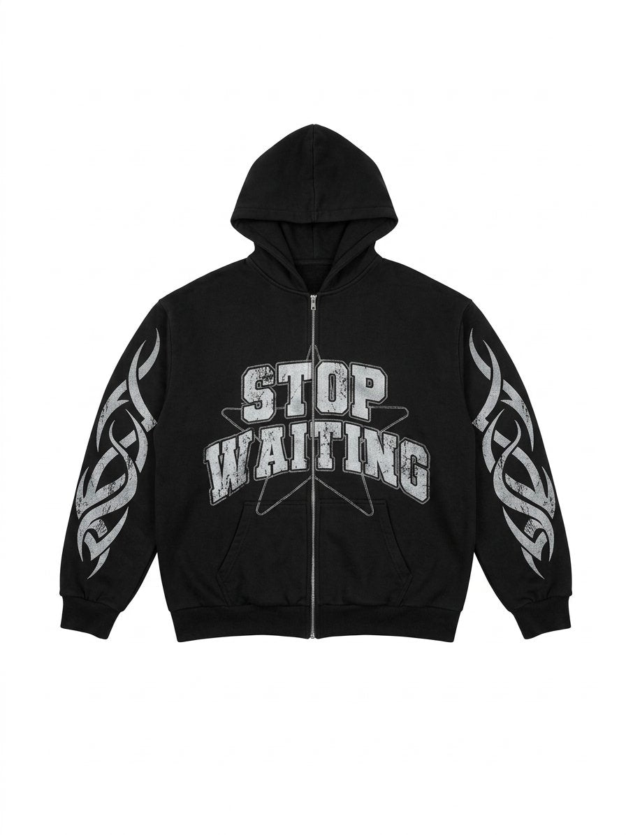 Stop Waiting Studios Chosen Star Black Hoodie
