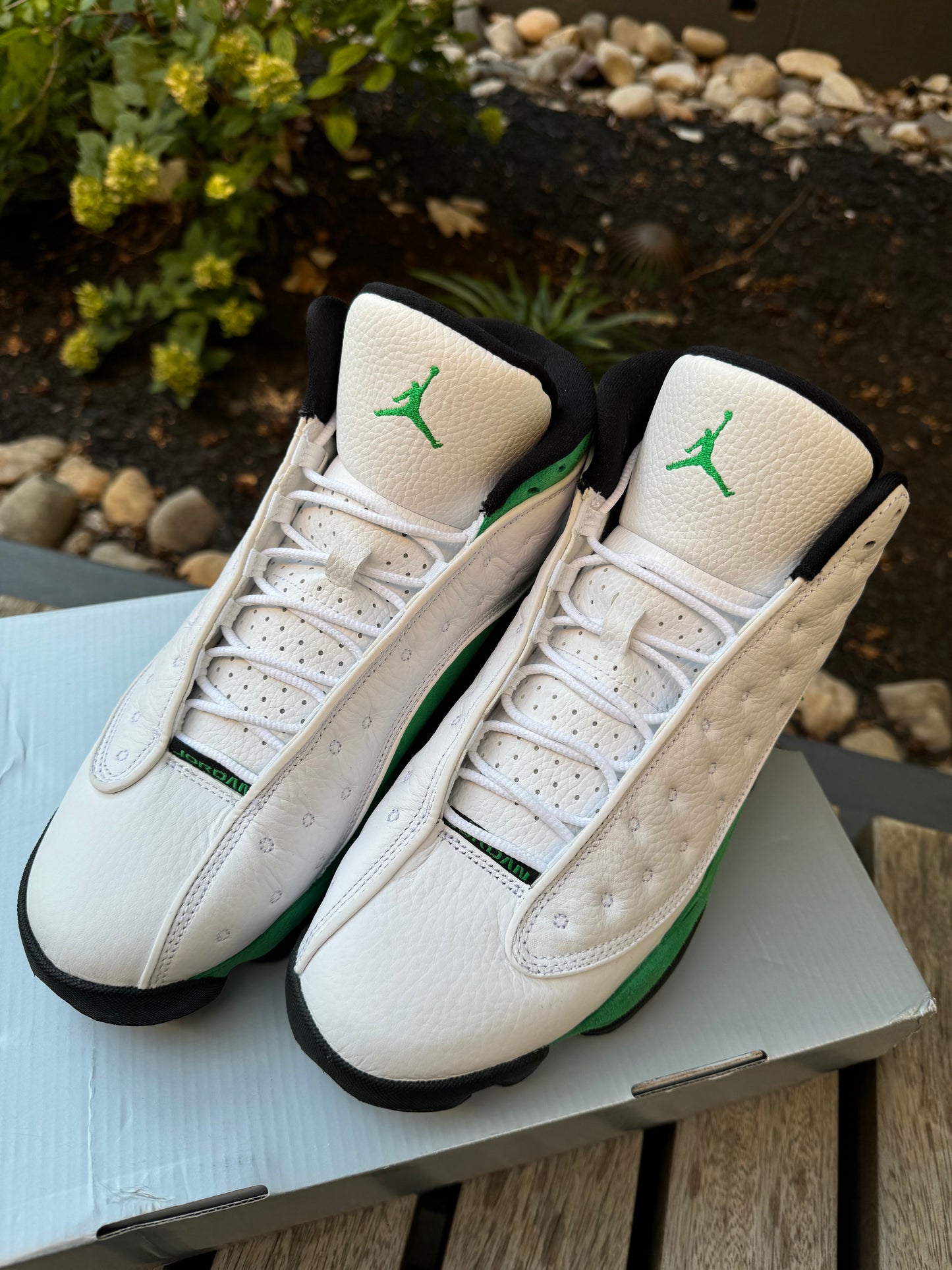 Jordan 13 Retro White Lucky Green *USED*