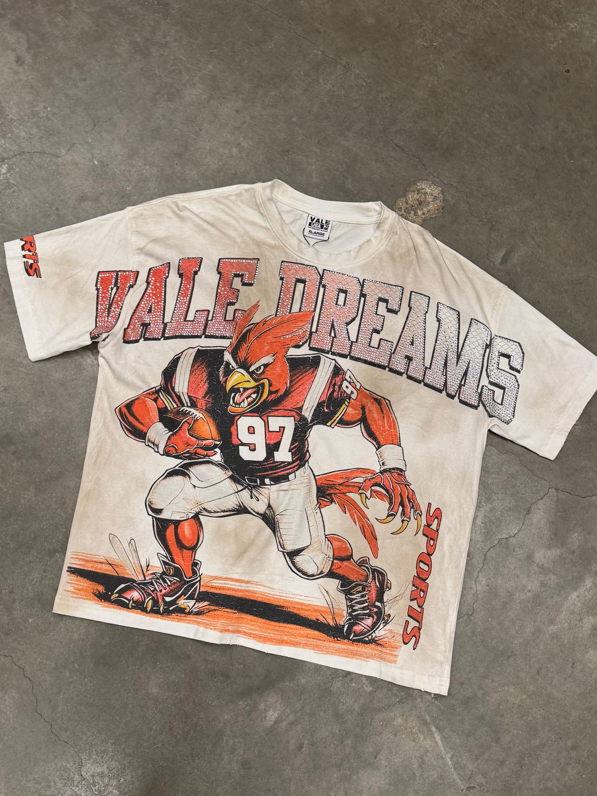 Vale Forever Falcon Bling Tee 'Cream'