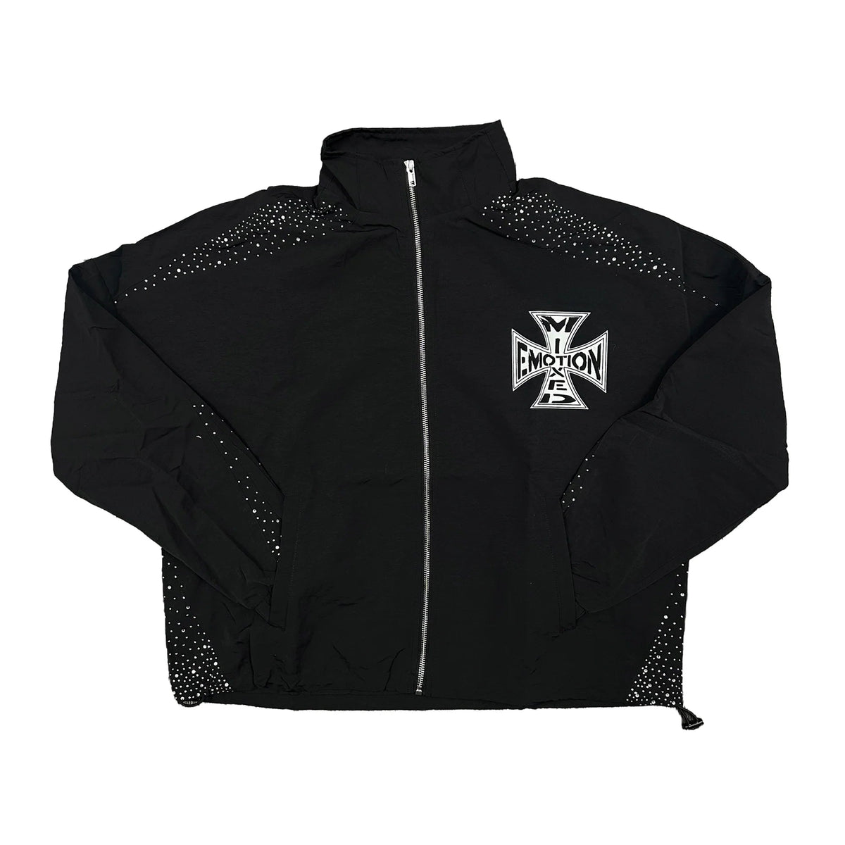 Mixed Emotions Black Classic Nylon Jacket