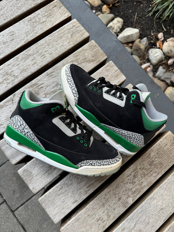 Jordan 3 Retro Pine Green *USED* (NO BOX)