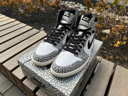 Jordan 1 Retro High OG White Cement *USED*