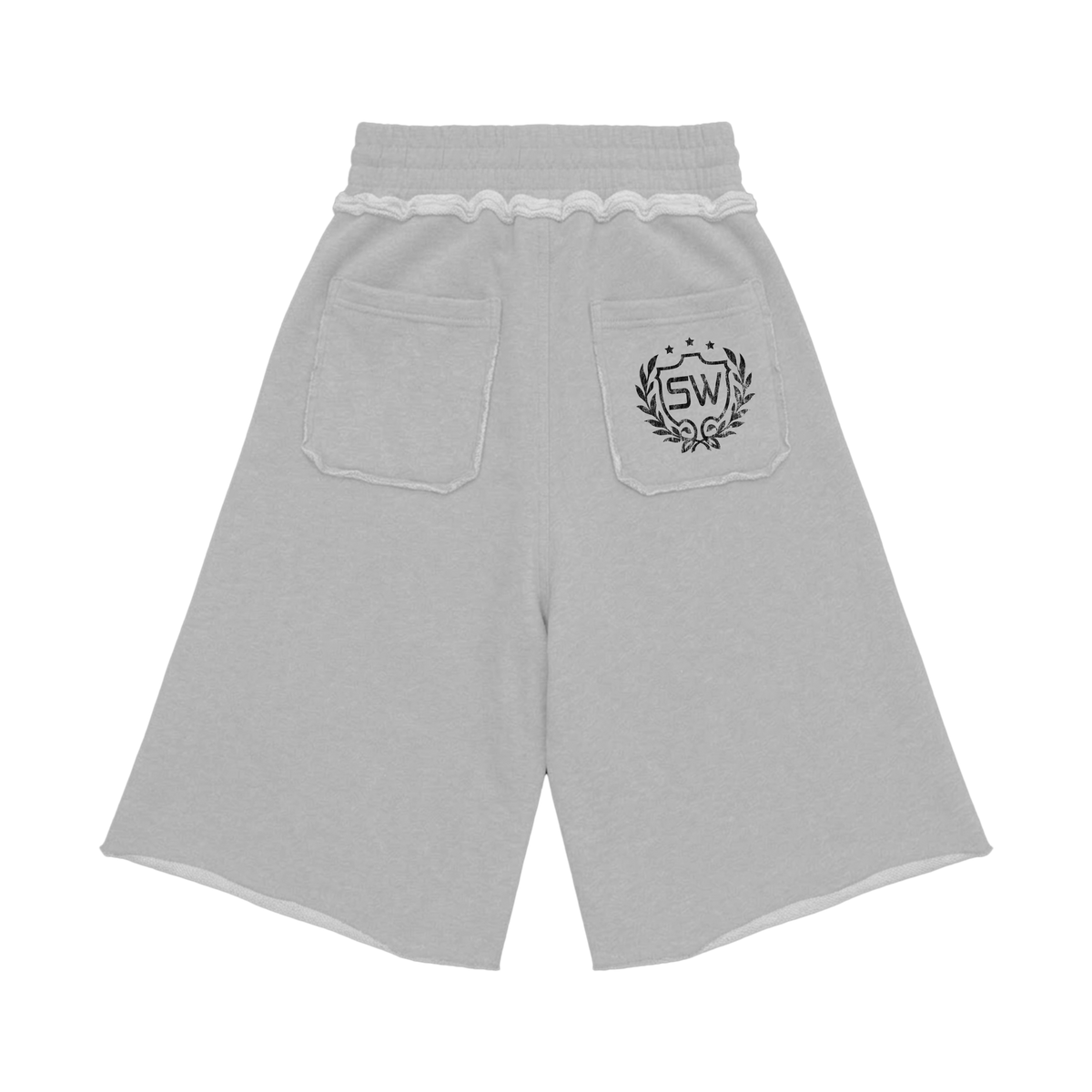 Stop Waiting Studios Varsity Grey Sweatshort