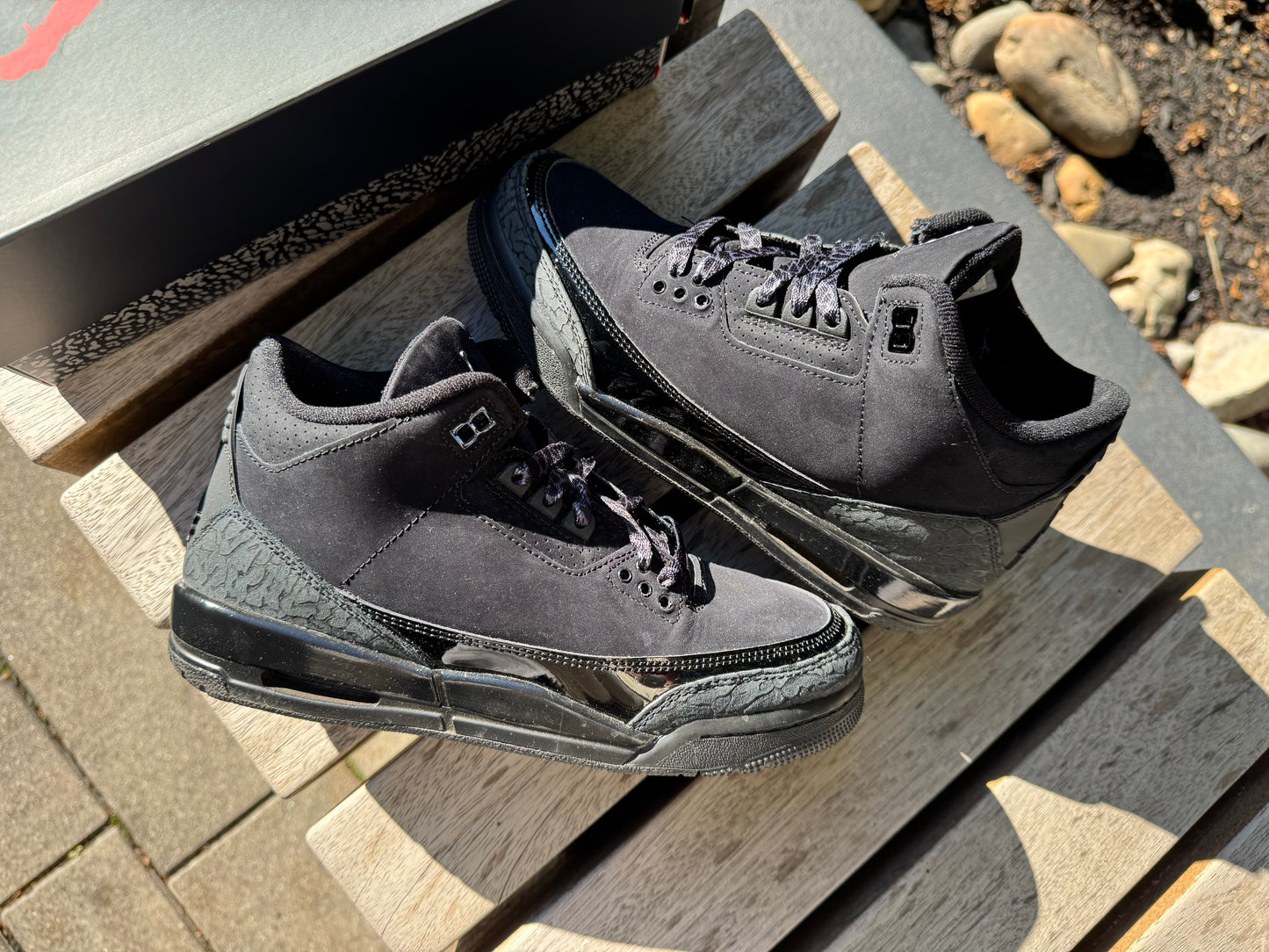 Jordan 3 Retro Black Cat (2025) (GS) *USED*