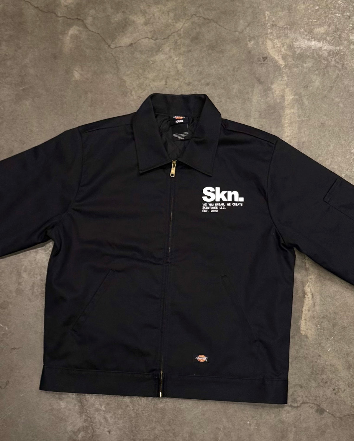 Dickes Icons SKN Black Work Jacket