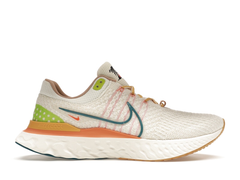 Nike React Infinity Run 3 Flyknit Sun Club Sail Hot Curry