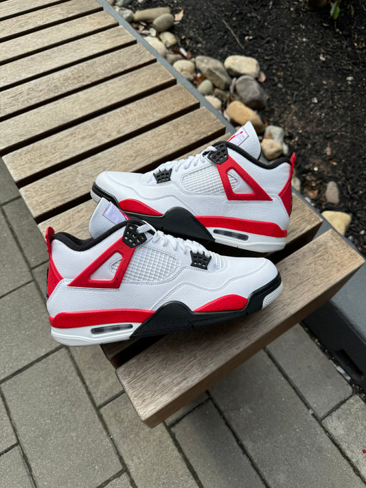 *USED* Air Jordan 4 “Red Cement”