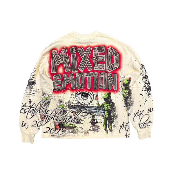Mixed Emotion Cream 'Art Club' Long Sleeve