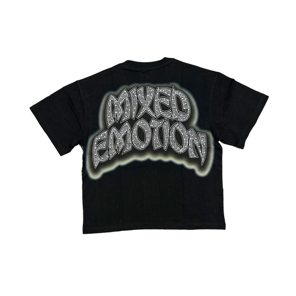 Mixed emotion Black “Seaside” Tee