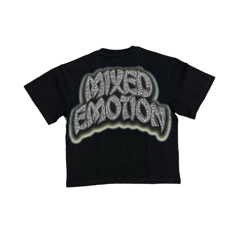 Mixed emotion Black “Seaside” Tee