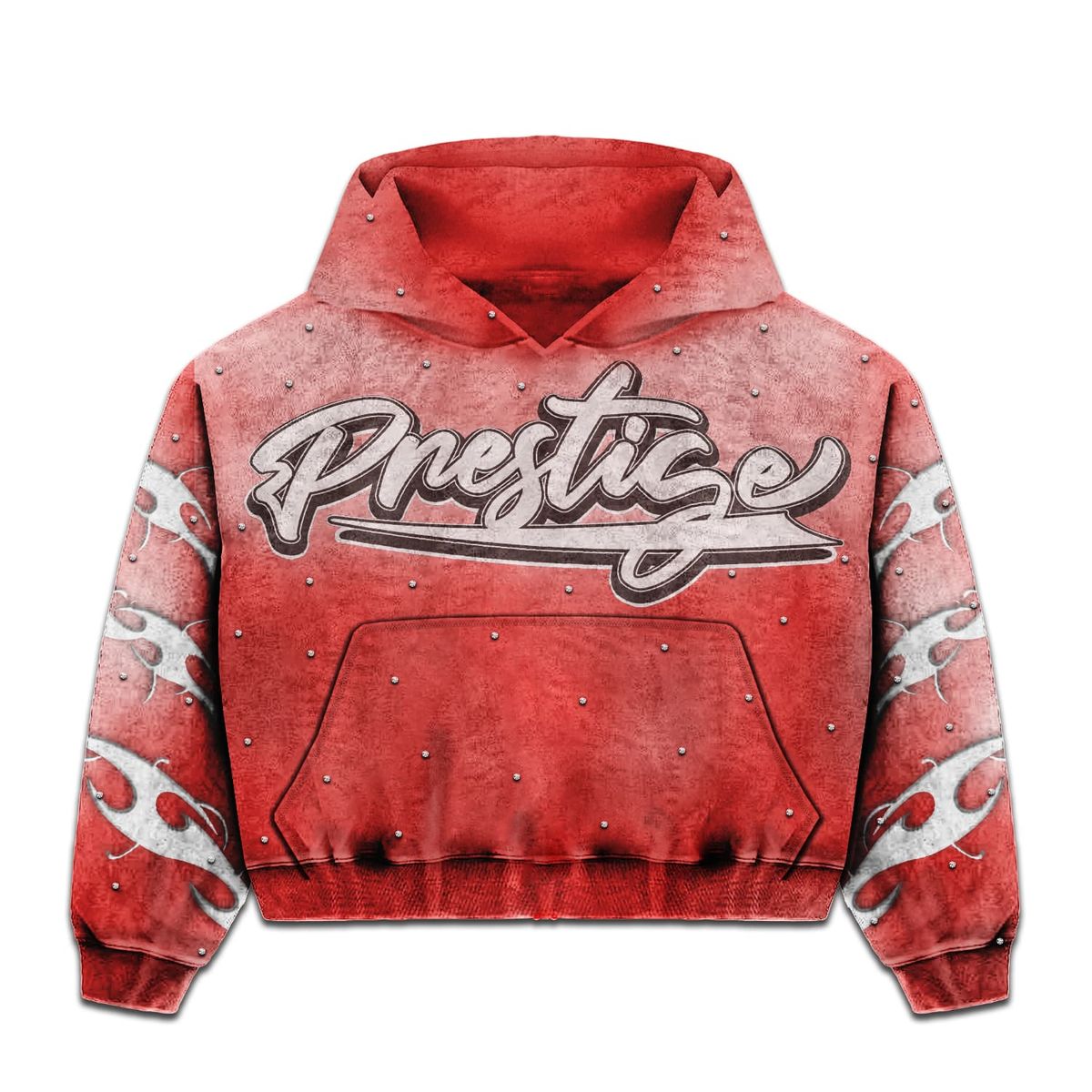Prestige Flames Hoodie (Red)
