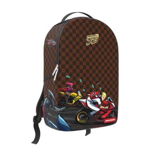 Sprayground 305 CHECK MOTORCYCLES BACKPACK