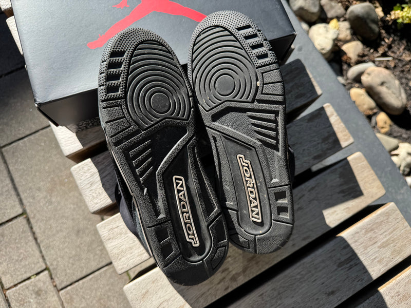 Jordan 3 Retro Black Cat (2025) (GS) *USED*