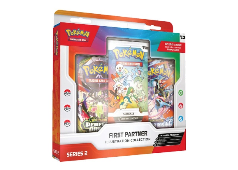 2026 Pokemon Mega Evolution First Partner Illustration Collection Series 2