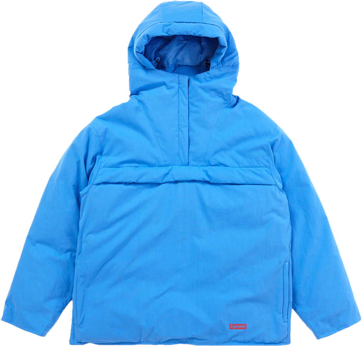 Supreme Hooded Down Pullover Bright Blue