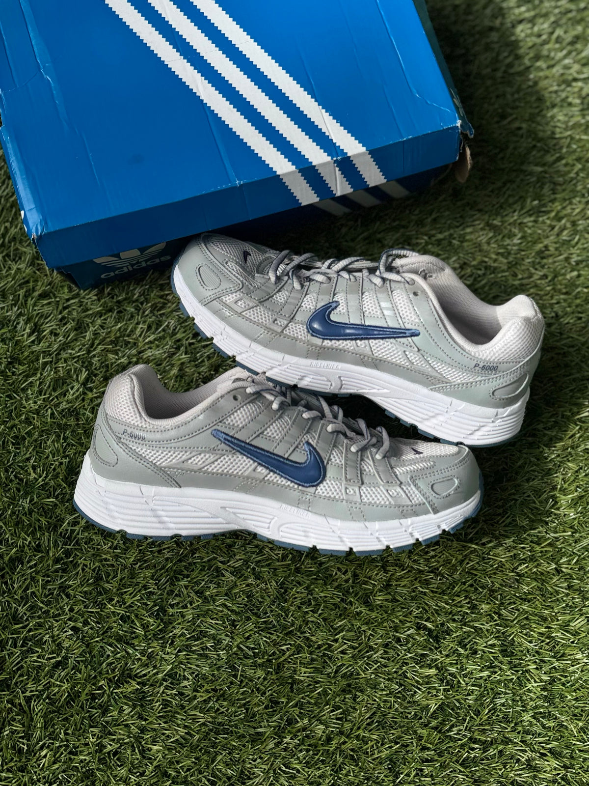 Nike P-6000 Vast Grey Thunder Blue (GS)