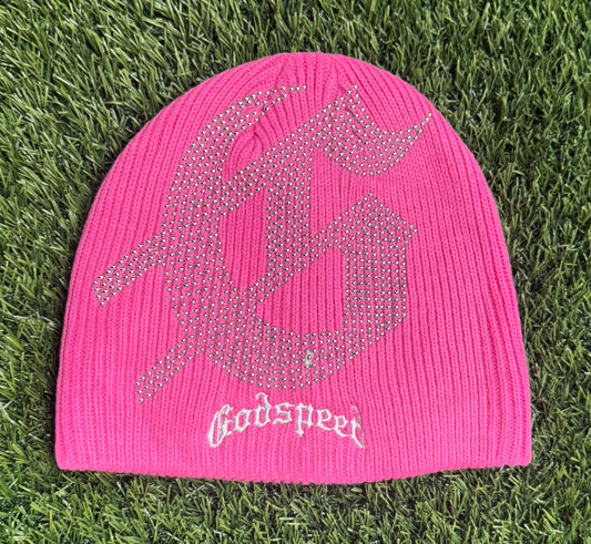 Godspeed STUDDED Beanie (PINK)