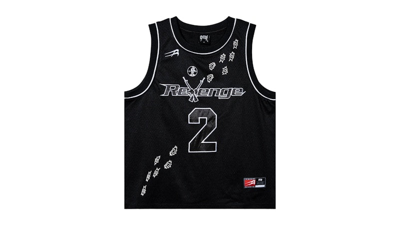 Revenge Bullets Basketball Jersey Black