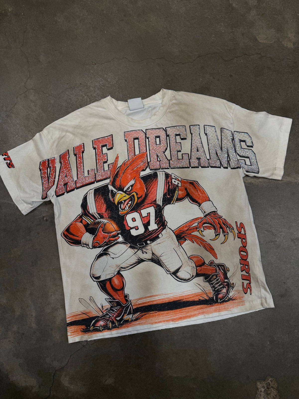 Vale Forever Falcon Bling Tee 'Cream'