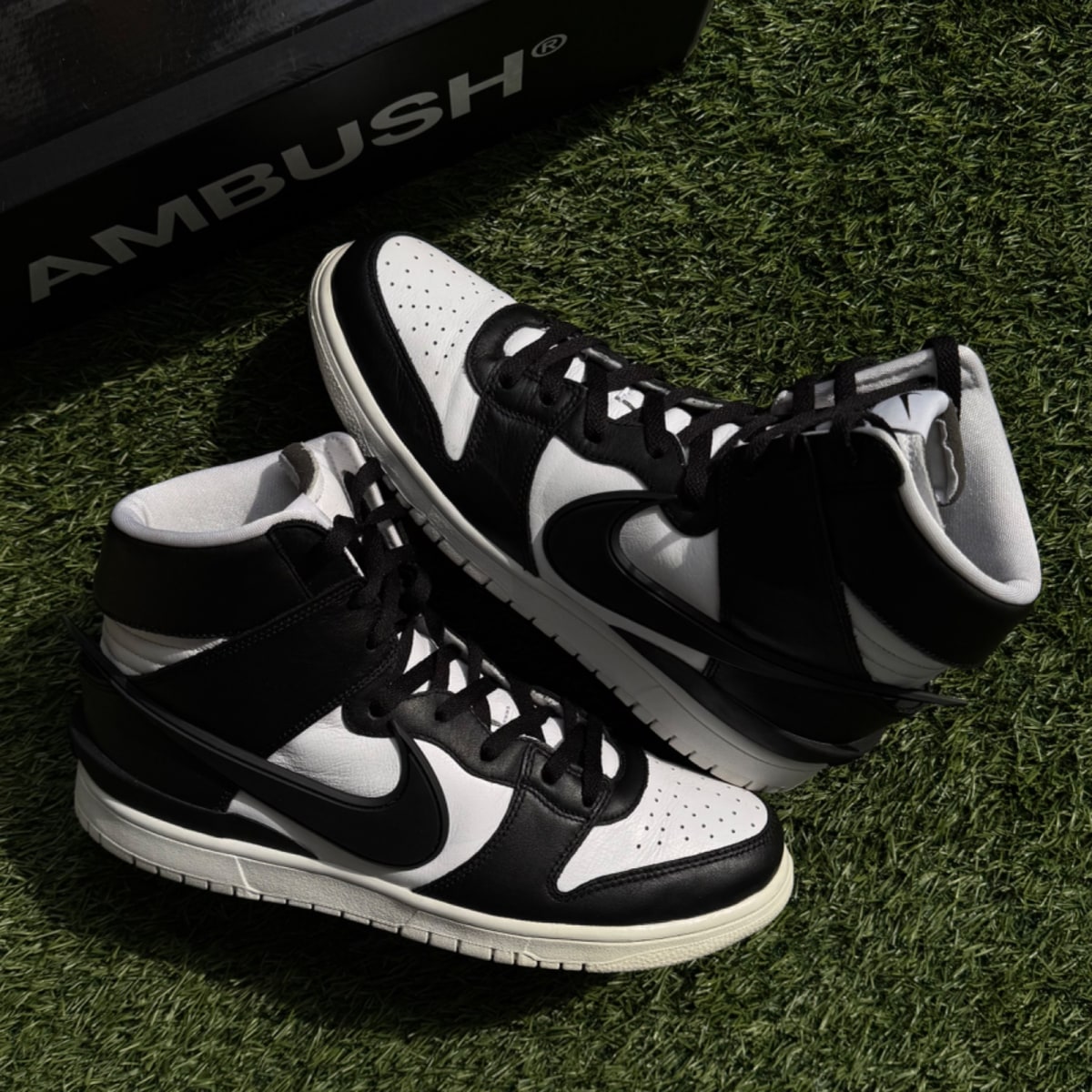 Nike Dunk High AMBUSH Black White (Pre-Owned) – soleinspires.com